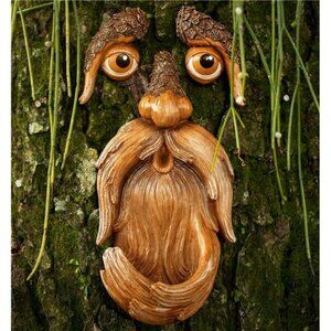 Tree Faces Outdoor, Tree Art, Tree Decor, Tree Stump Decor, Face for Tree Trunk